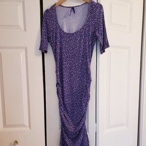 Seraphine Geometric Pattern Maternity Dress